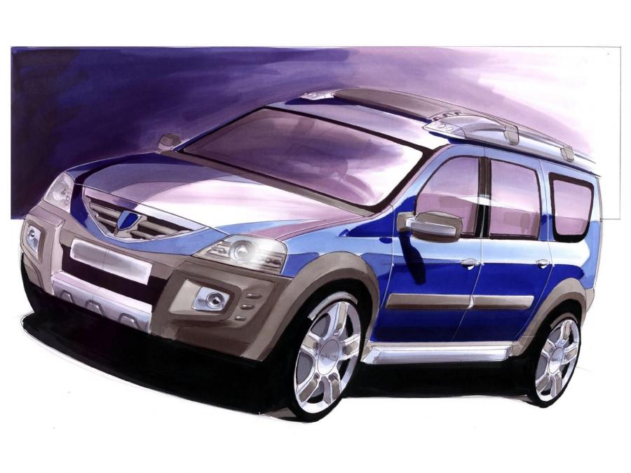 Эскиз Dacia Logan Steppe Concept 2006 года  (фото 18 из 47)